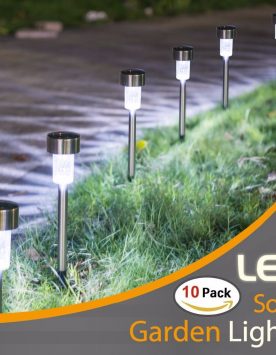 10PCS-Solar-Lights-Outdoor-LED-Solar-Garden-Pathway-Light-Warm-White-Multiple-Landscape-Light-For-Lawn